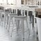 Flash Furniture 24" Silver Metal Counter Stool-Gray Poly Seat, 4PK 4-ET-31320-24-SV-R-PL2G-GG - alternate 10